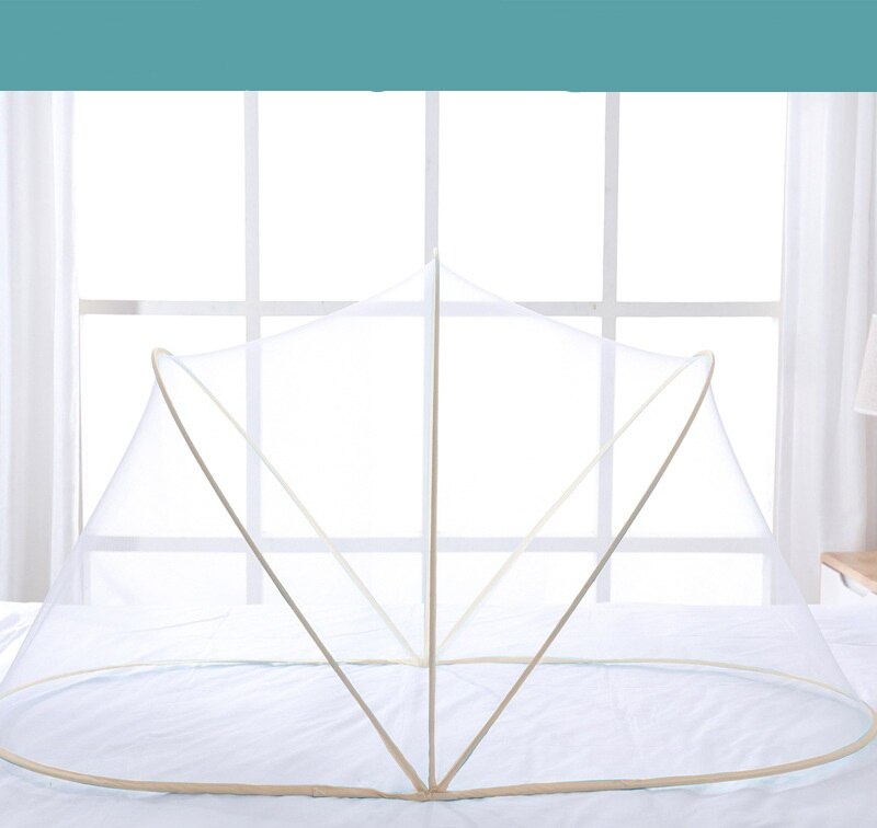 Baby mosquito net foldable portable mosquito net for children: Khaki common