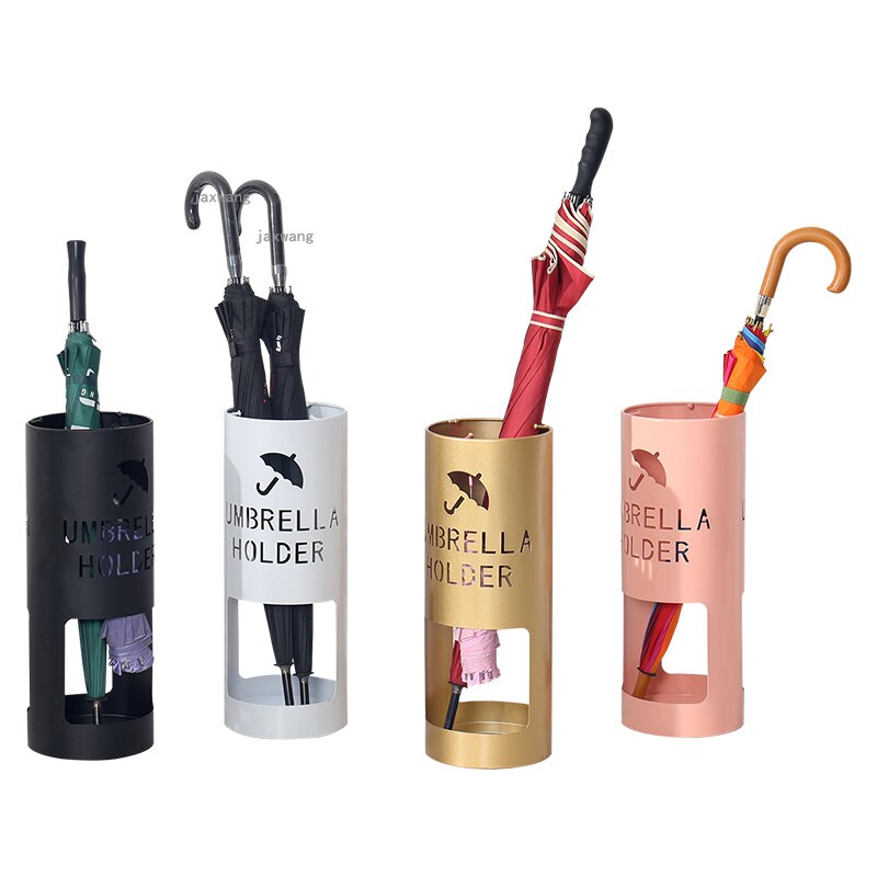 Paraguas de hierro forjado para restaurante y balcón, soporte para muebles del hogar, vestíbulo de Hotel, Cubo de almacenamiento para dormitorio