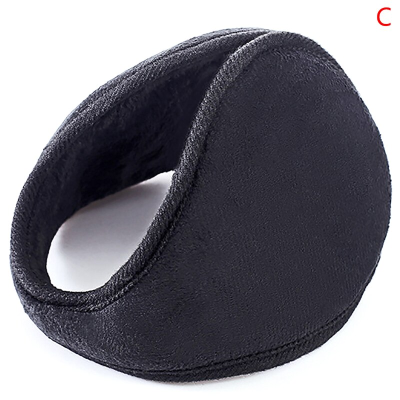 Pluszowe plecy w stylu mody nauszniki męskie nauszniki męskie nauszniki na co dzień utrzymuj ciepło zimowa pokrywa ochronna robić użytku na zewnątrz osłona uszu: C