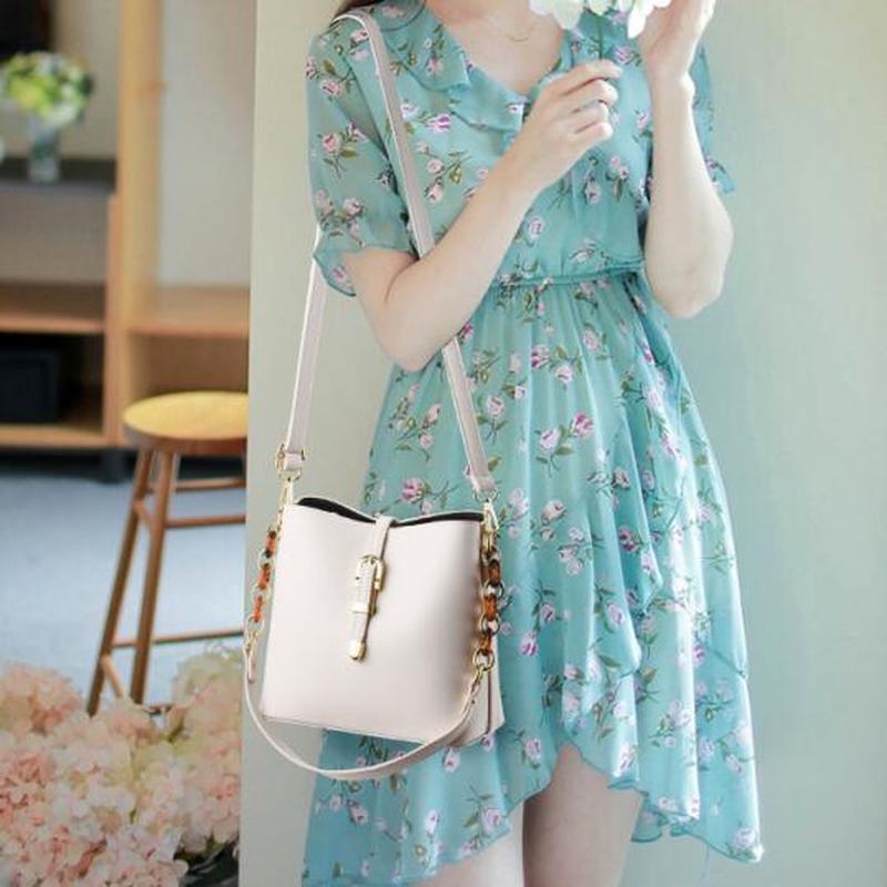 Dames kantoor pu leren schoudertassen snoep schattige dames scrub handtas handtas dames crossbody tassen  b072