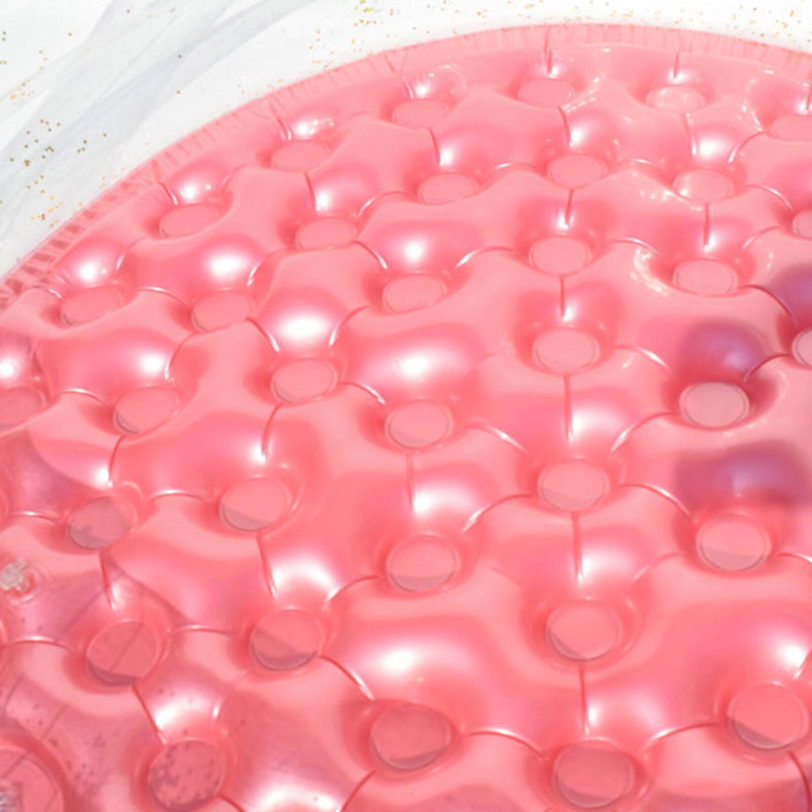 Piscina inflable de lentejuelas de verano para niños, colchoneta flotante para interiores y exteriores