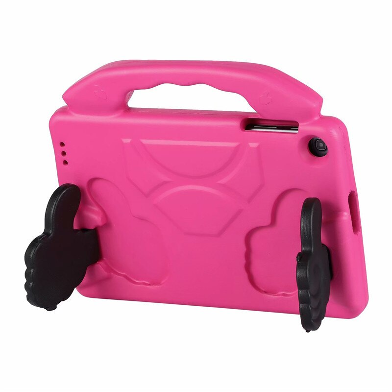 Morbida Antiurto Caso Bambini Del Silicone di Protezione Della Copertura per Samsung Tab UN 10.1 pollici 2019 SM-T515 T510 T515 Bambini Eva Tablet shell: 02 Rose