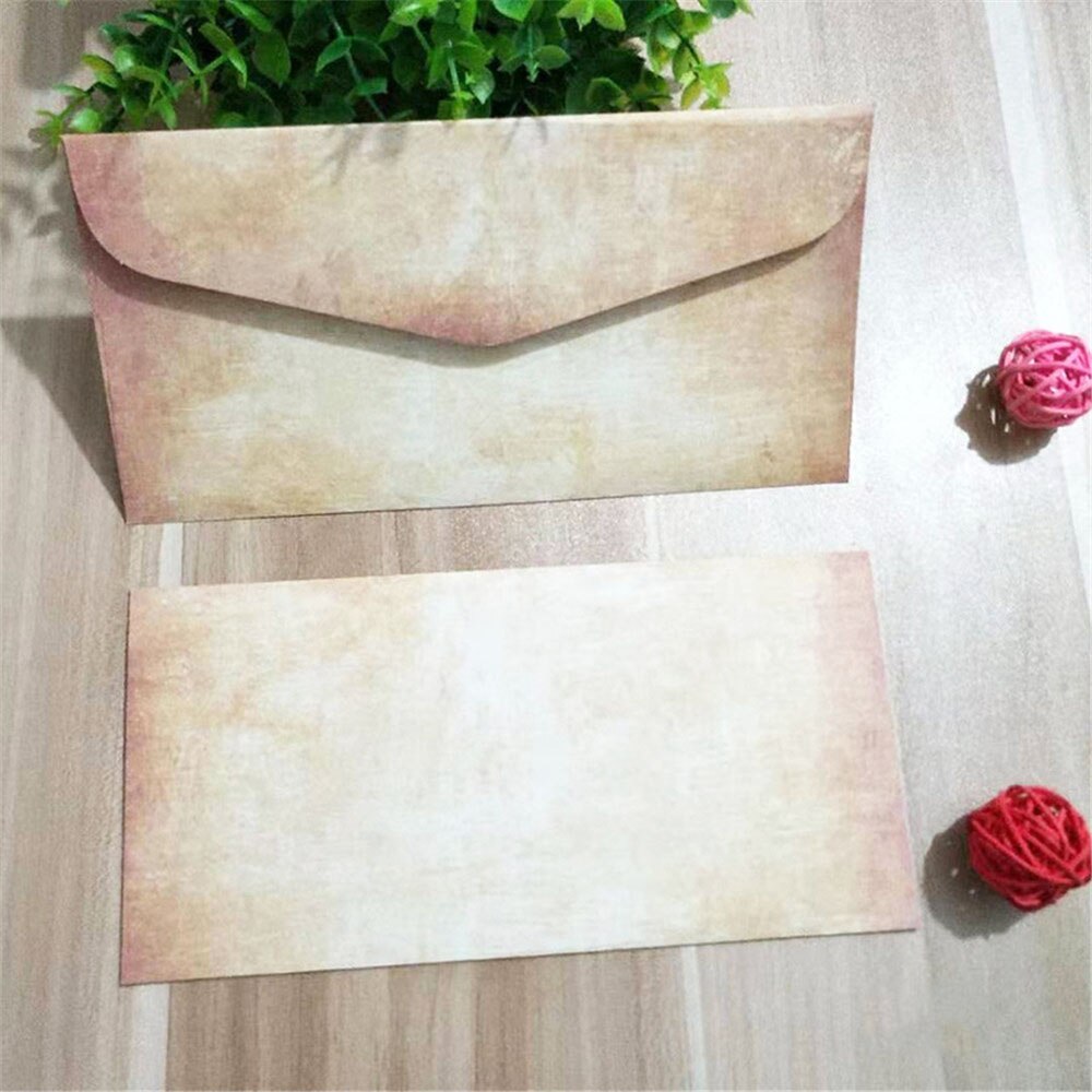10pcs Vintage Envelopes Letter Paper Bags Wedding Invitation Envelopes Party Bags Letter Pads Cover Cards Stationery