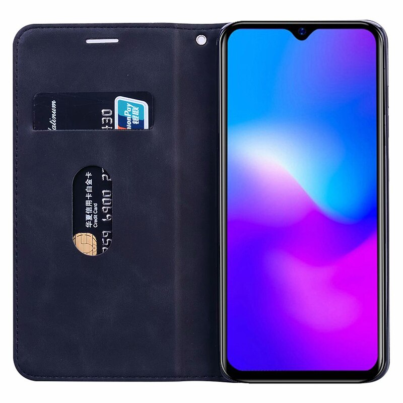 Luxury Retro Phone Cases on HONOR 10X Lite Leather Flip Cover for Huawei honor 10X lite DNN-LX9 Wallet Case For honor 10x Light: XNW Black