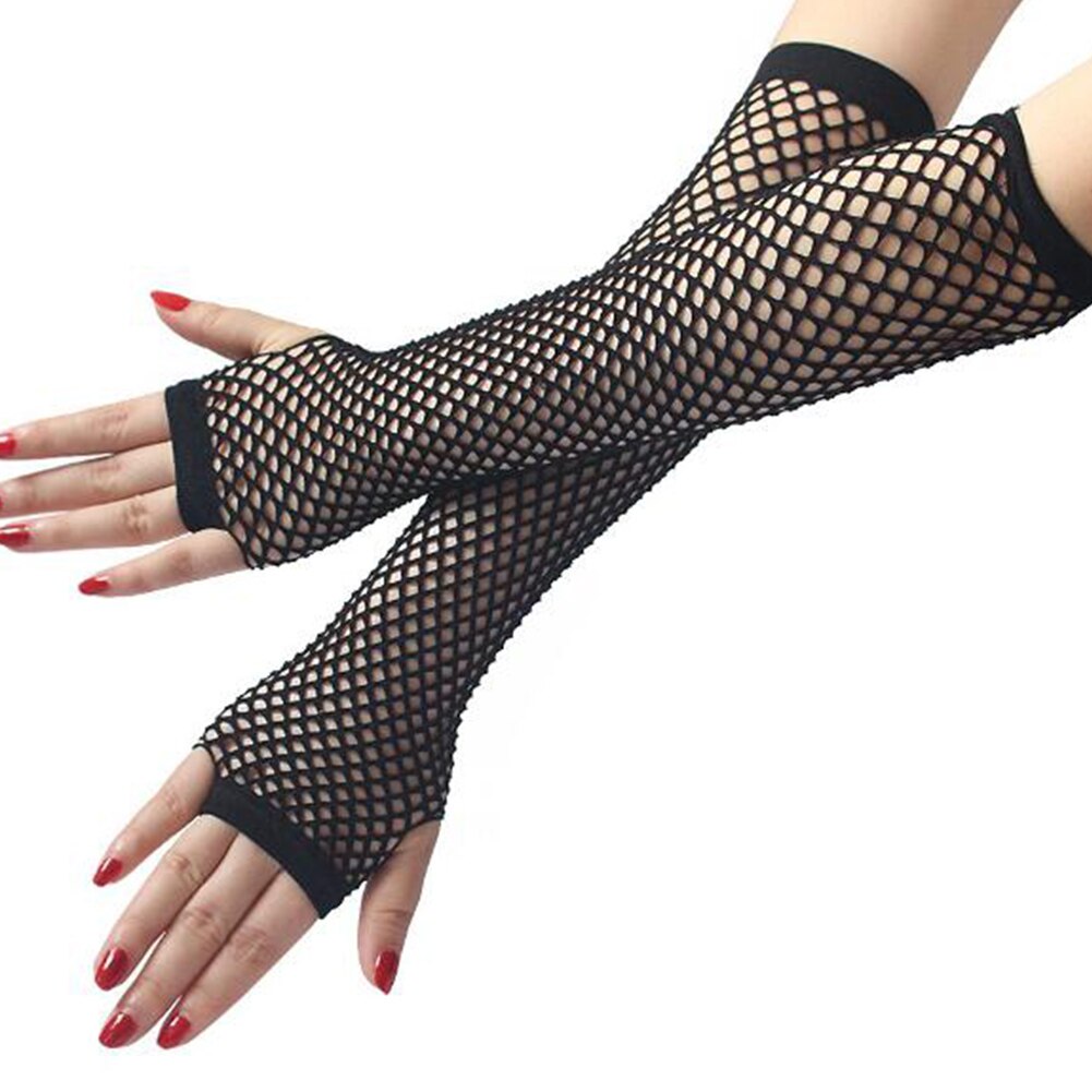Bow Sleeves Gloves Short Paragraph Lace Clothing Accessories Net Yarn Gloves Dress Half Finger Arm Sleeves Fingerless Gloves: 3
