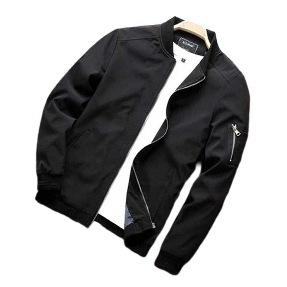 Chaqueta Bomber con cremallera para hombre, ropa de calle informal para hombre, abrigo de piloto ajustado de Hip Hop, ropa para hombre de talla grande 4XL,TA214