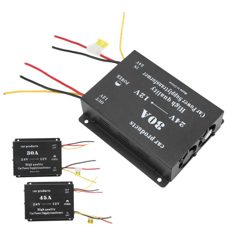 24V To 12V Converter DC24V To 12V Car Voltage Reducer for Buses