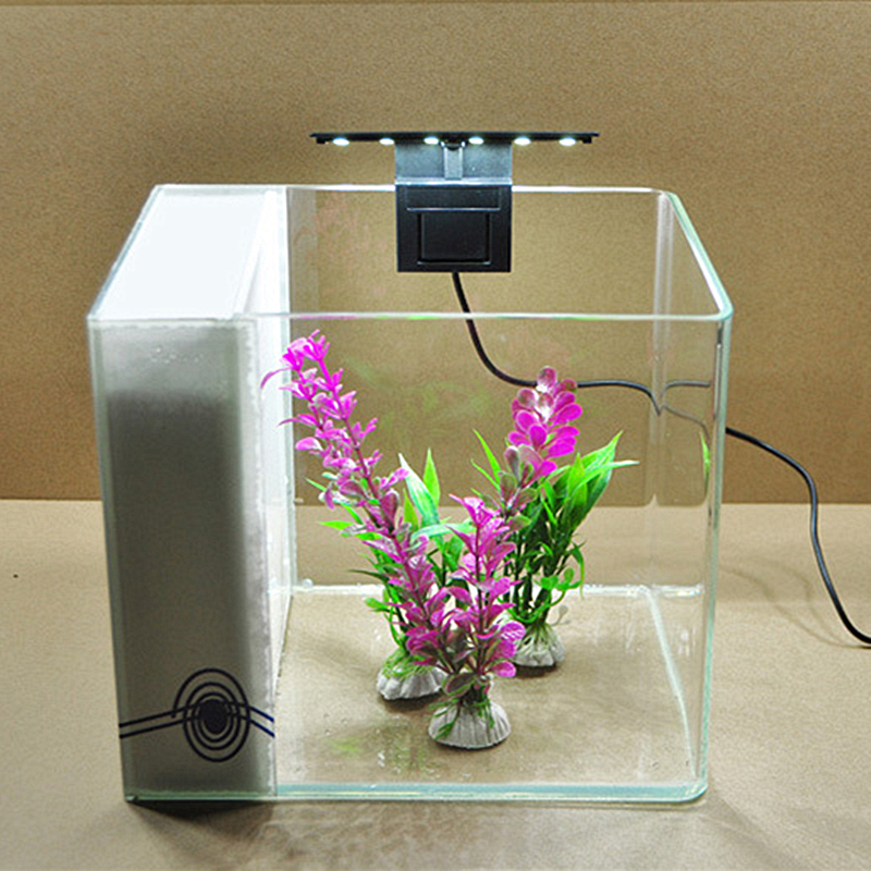 Aquarium Aquarium Verlichting Lamp 220V Waterdicht Clip-On Lamp 15W Led Aquarium Licht Planten Groeien Verlichting voor Vis Water Gras