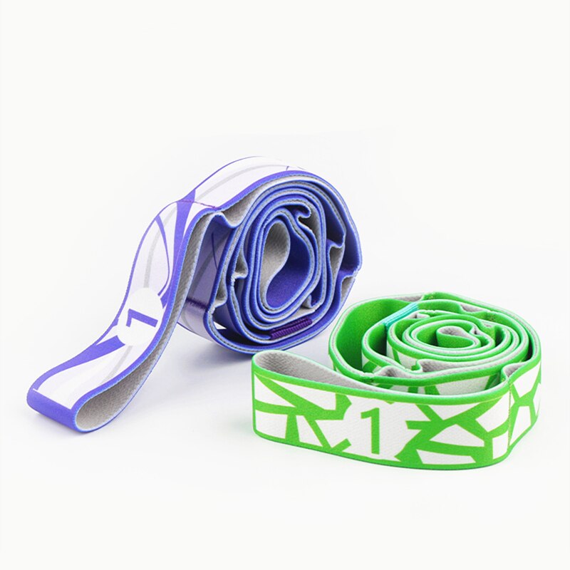 9-Grid Yoga Stretch Riem Gesegmenteerde Dans Vormgeven Lichaam Elastisch Touw Training Extra Weerstand Stretching Riem