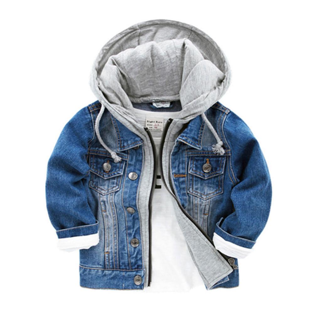 Autunno primavera bambini bambini giacca di jeans cappotti Casual cotone manica lunga abiti ragazzi ragazze Denim capispalla Costume 4 8 12 16 Y