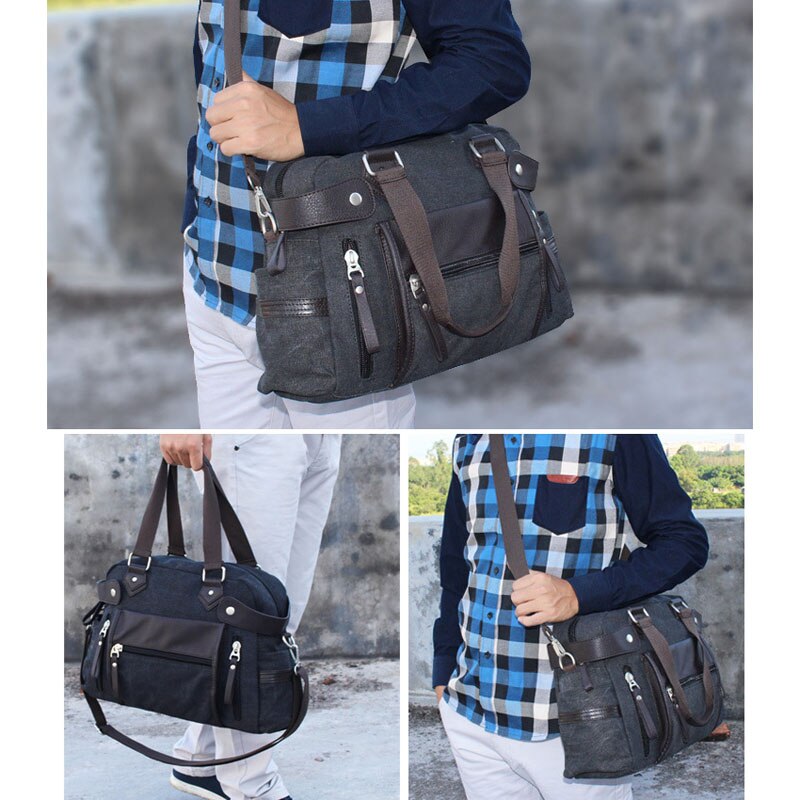 Mannelijke Tas Engeland Retro Handtas Schoudertas Canvas Mannen Big Messenger Bags Mannen Reizen Crossbody Plunjezak XA45C