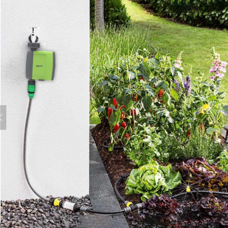 Programmable Bluetooth Water Timer Hose Faucet Timer Garden Soil Moisture Flow Meter Outdoor Automatic Watering Sprinkler System