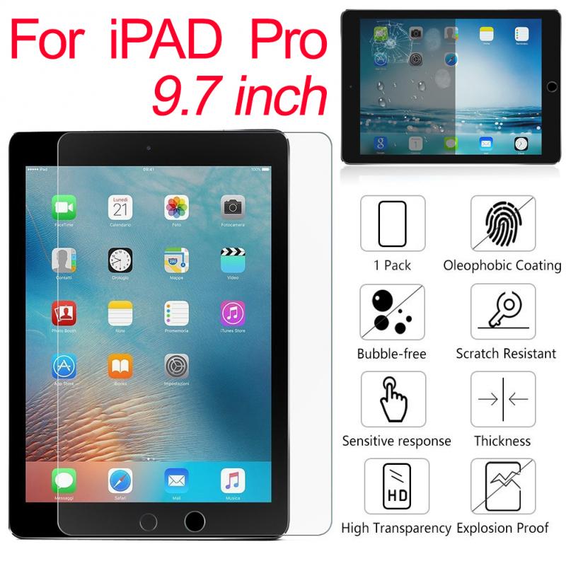Premium 9H Tempered Glass Screen Protector Film Fr iPad Pro 9.7 Anti-scratch Guard Film for iPad Pro 9 Tablet Screen Protectors