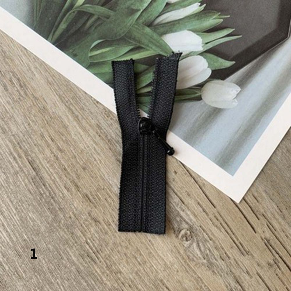 5pcs Invisible Mini Zippers Doll Clothing Zipper DIY Handmade Sewing Scrapbooking Garment Applique DIY Doll Clothes Accessories: 1