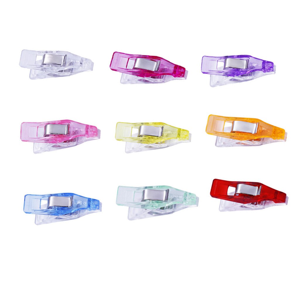 50Pcs Naaien Pvc Plastic Clips Quilten Crafting Haken Breien Veilig Clip Diverse Kleuren Binding Opslag Clip: Multicolor