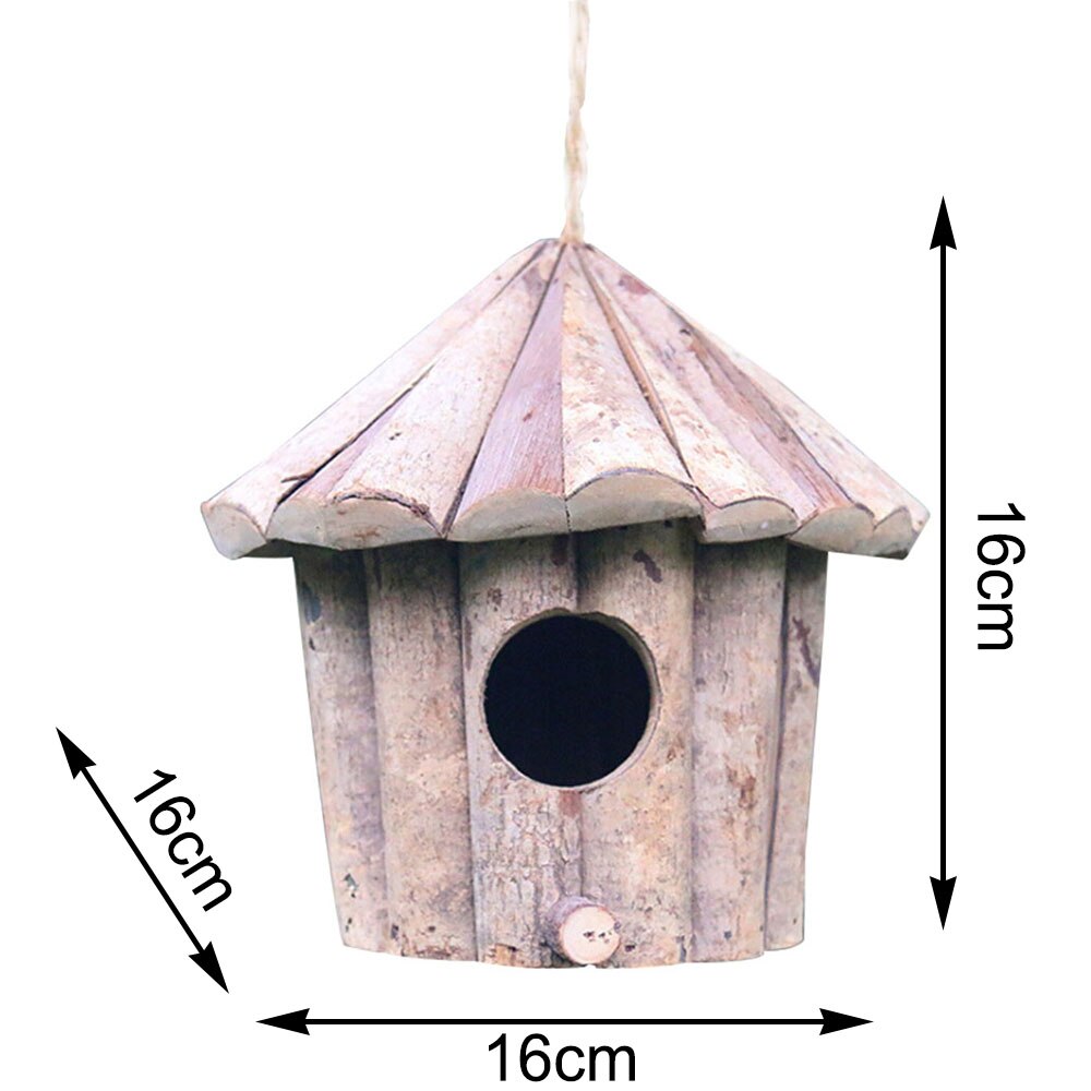 Abaodam Vogelhaus Aus Harz - Wetterfeste Garten-Deko Für Vögel