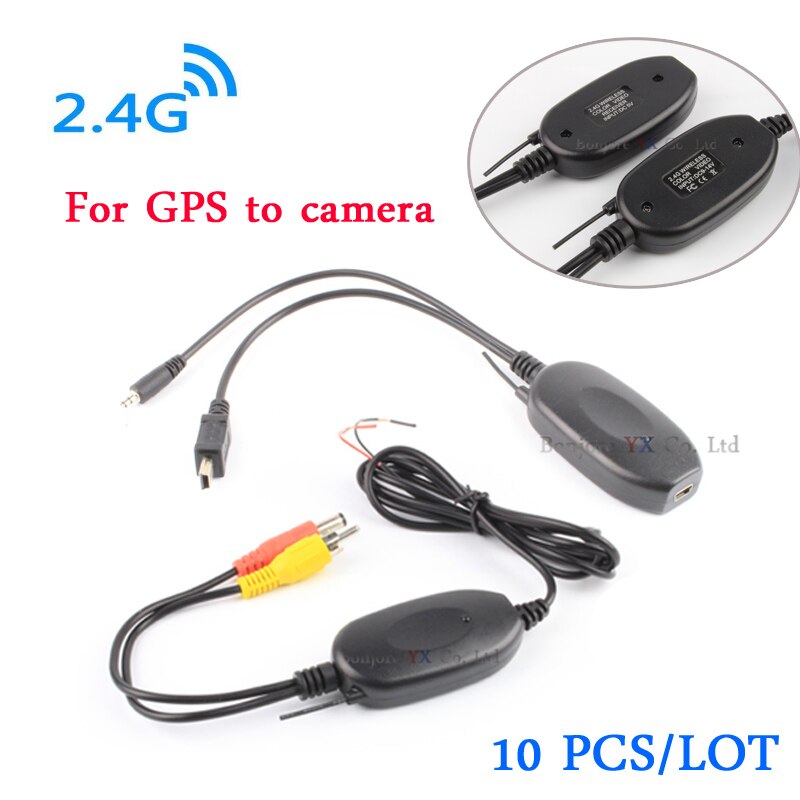 Draadloze auto gps met 7 leds ir auto achteruitrijcamera waterdichte achteruitrijcamera parkeersensor, gratis verzending