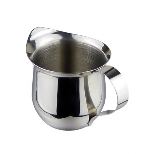 80% Sales! Cappuccino Coffee Pot Stainless Steel Latte Milk Mug Pointed Mouth Milkshake Cup: 90ML