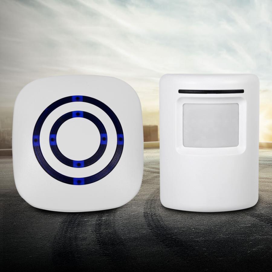 Smart Door Bell Motion Sensor Wireless Doorbell Alert Secure System Alarm Doorbells For Driveway Patrol Garage EU plug