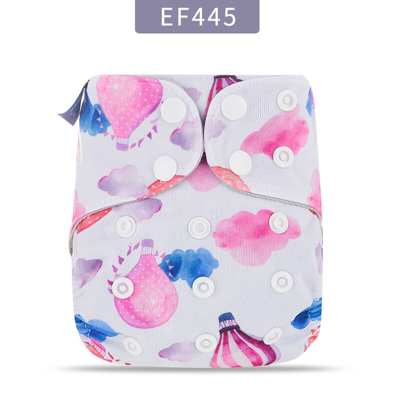 Elinfant reusable waterproof within 6kg newborn baby diaper dry fast suede cloth AIO pocket cloth diaper: EF445