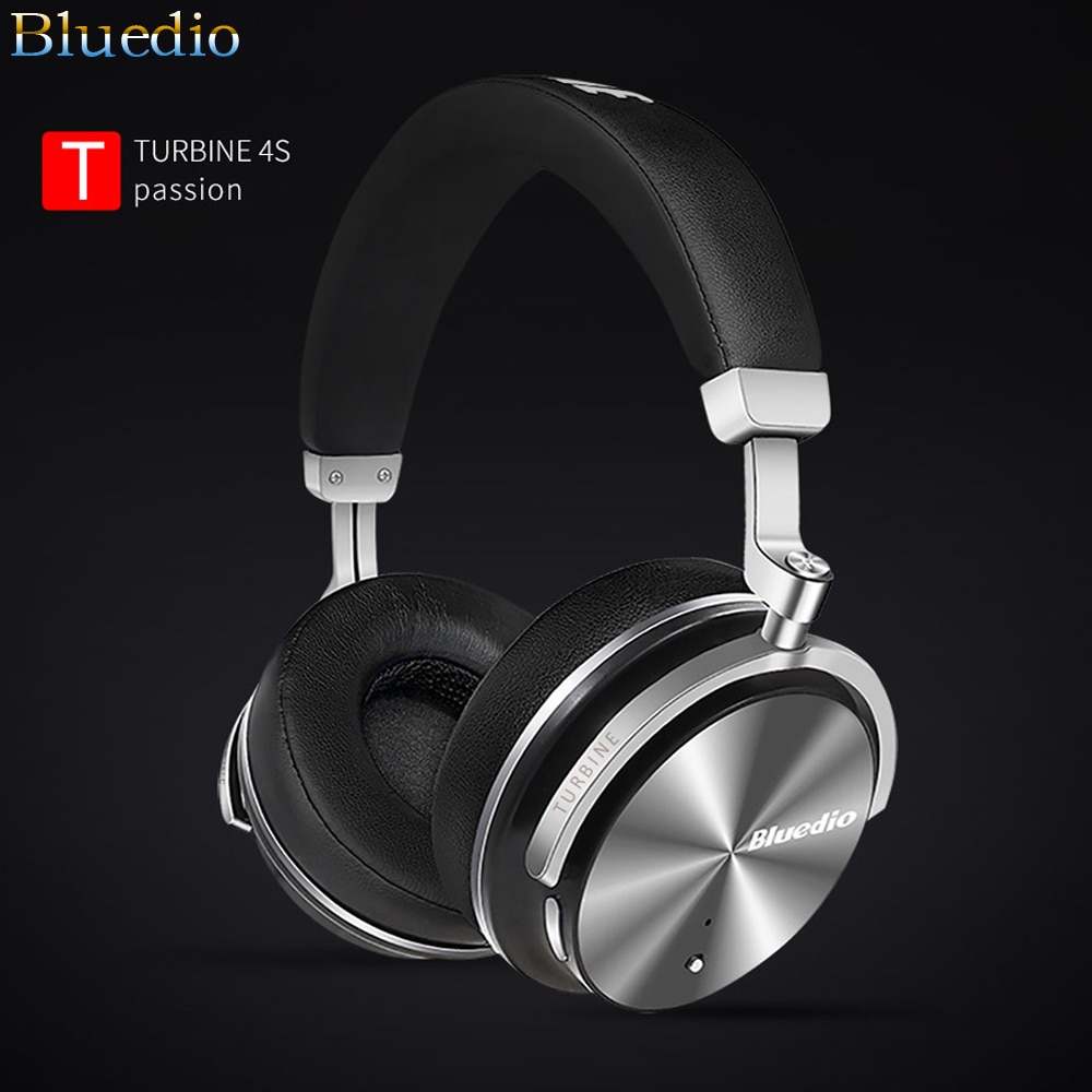 T4S Draadloze Headset ANC Active Noise Cancelling Bluetooth Hoofdtelefoon Bass Stereo Muziek koptelefoon mic Telefoontje auriculares