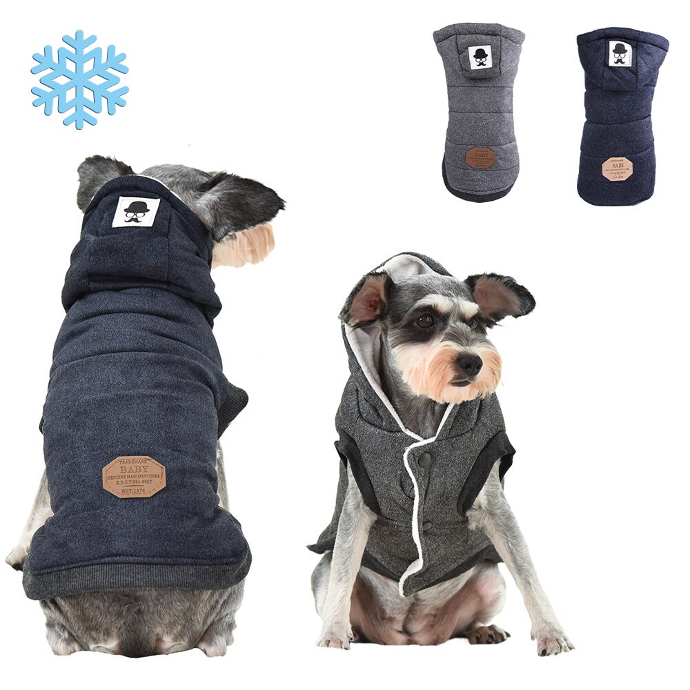 S-2Xl capucha para perro mascota abrigo suave polar ropa para cachorro de perro sudadera invierno ropa para perros pequeños tienda de mascotas