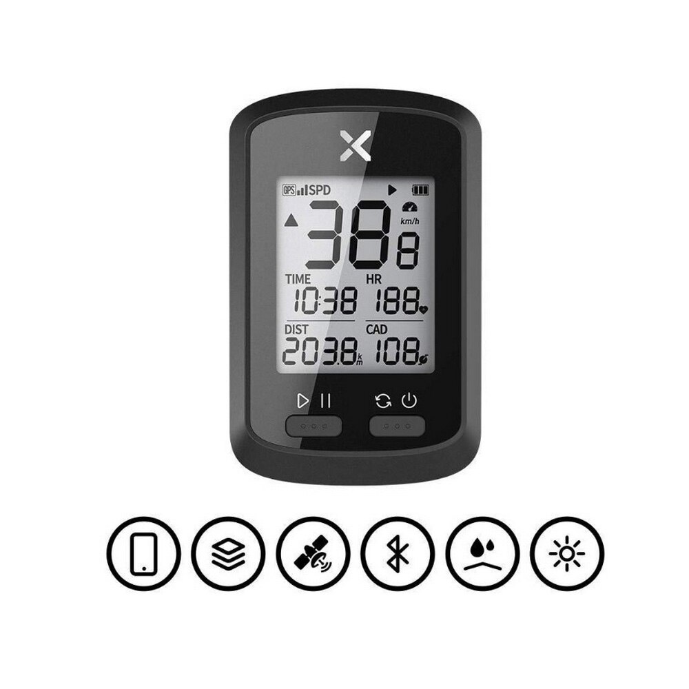 XOSS G Plus GPS Waterproof Road Bike MTB Speedometer Bluetooth ANT+ Cycling Bicycle Odometer without Sensor Accessories