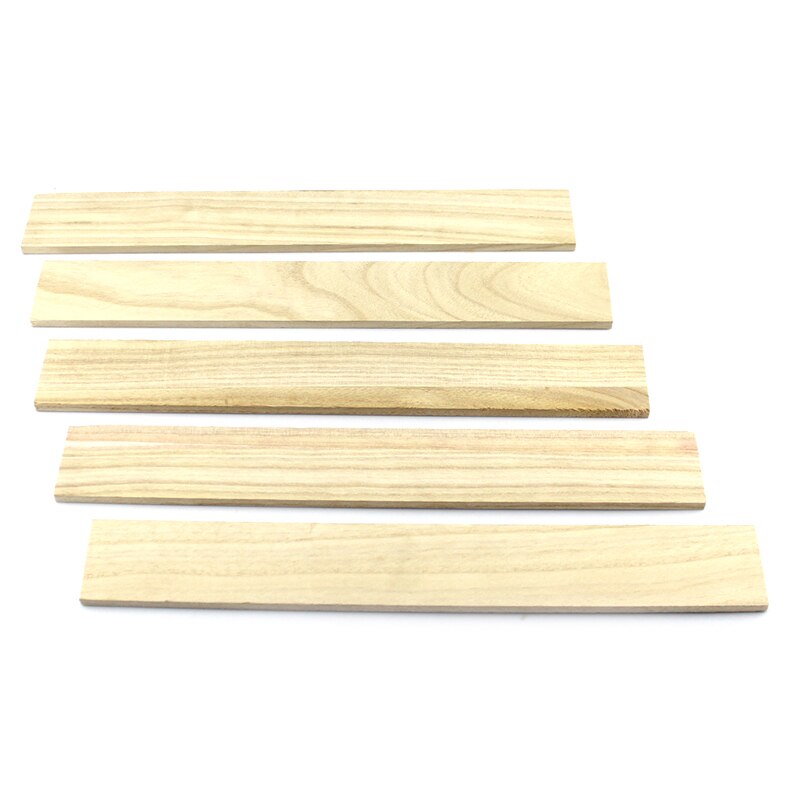 7 * 45mm Tong wood plank long wood strip DIY architectural model making handmade cottage material solid wood plate