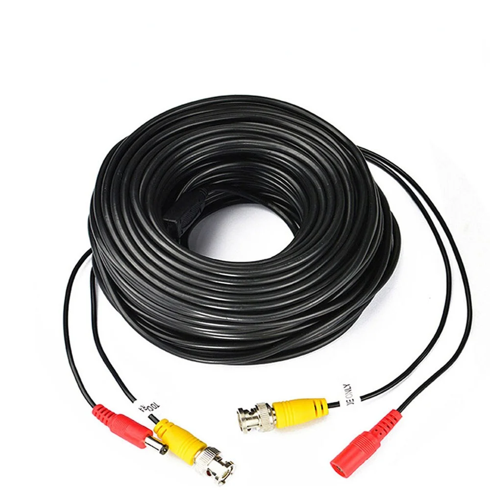Kable kamery AHD 5M/10M/15M/20M/30M wyjście kabla BNC dla kabelu wtyczki DC dla analogowego AHD CCTV DVR Drop Shipping