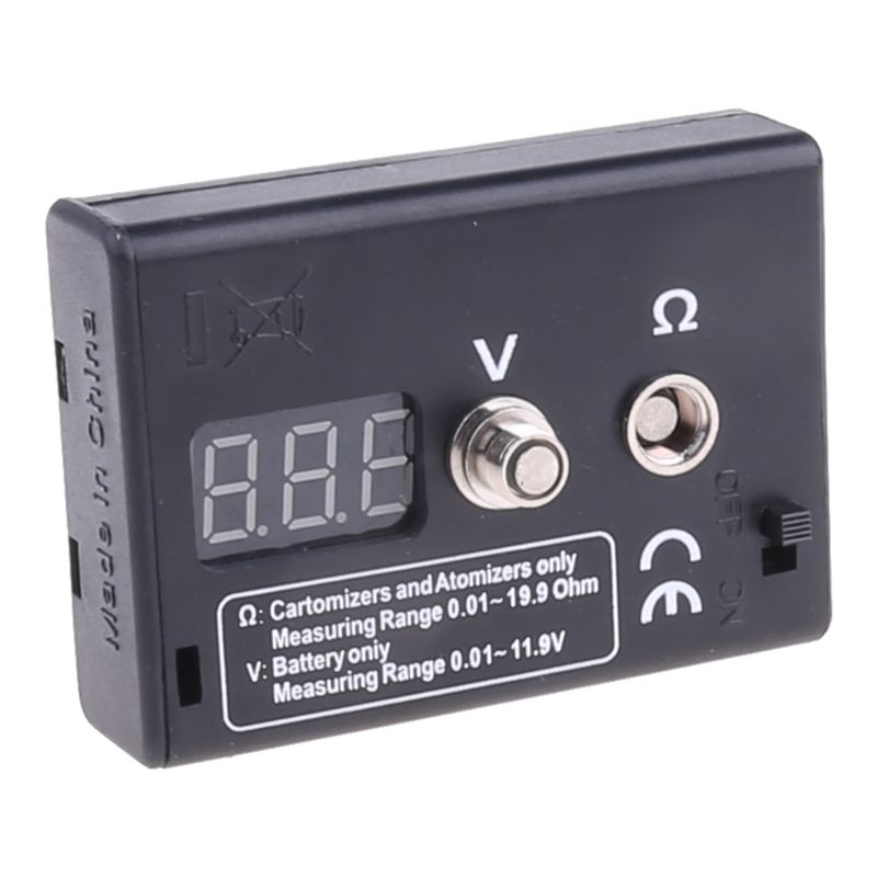 Digital LED Ohm Meter Resistance Reader Voltage Tester