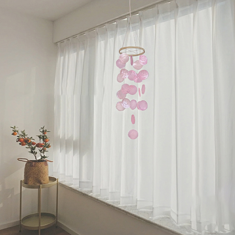 Natural Shell Wind Chimes para decoração de casa, caçadores de sonhos boêmios, decoração de berçário, presentes especiais para crianças, ano novo