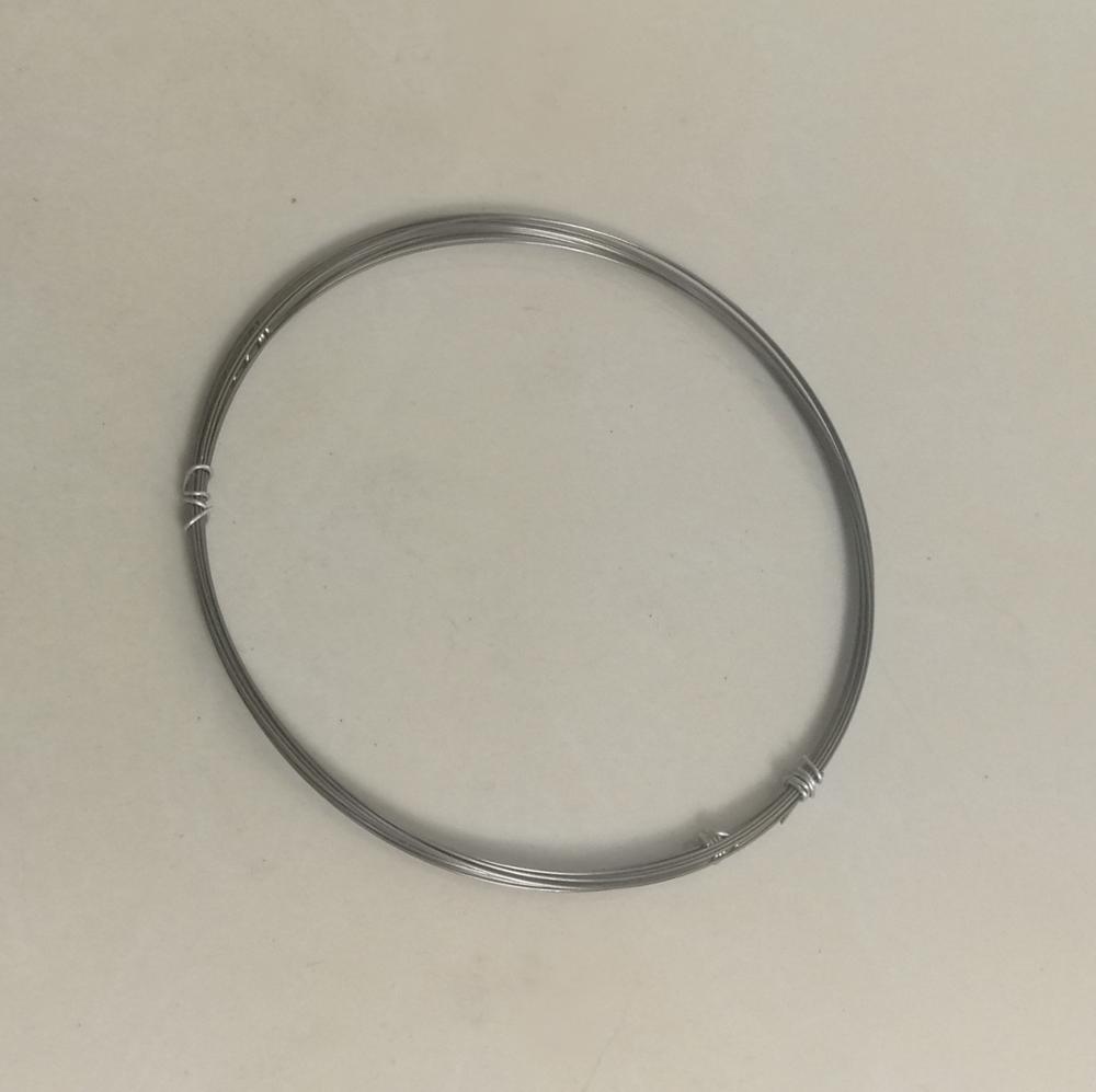 Alambre de tungsteno brillante de 0,5mm de diámetro de alta pureza para experimentos industriales, calentamiento al vacío con Material de aproximadamente 5 metros