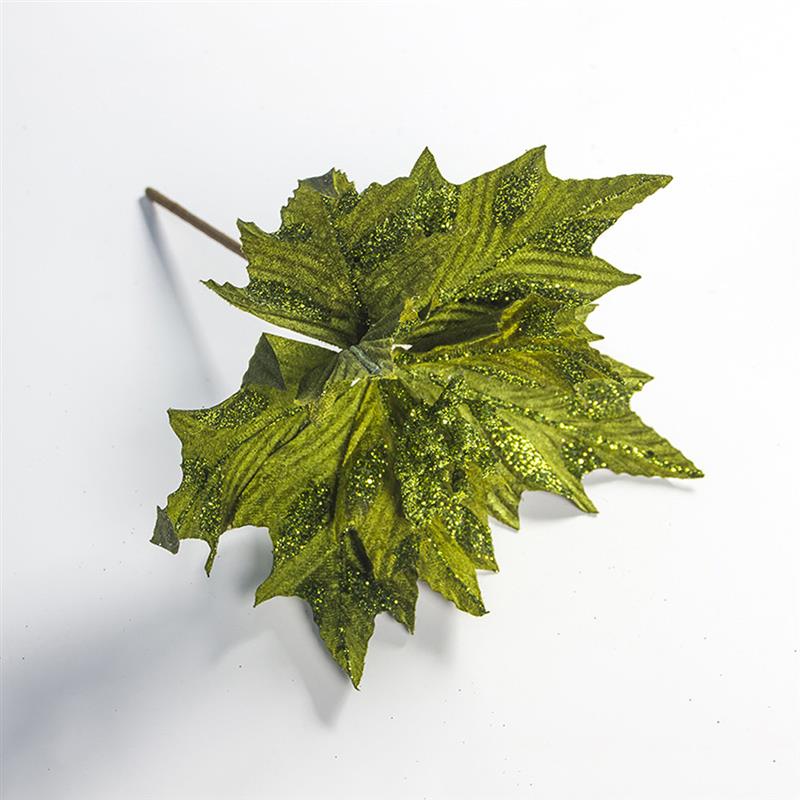Kunstmatige kerstster glitter kerstster bloem prikkers kerstboom bloemen kerstboom decoratie accessoires feestbenodigdheden