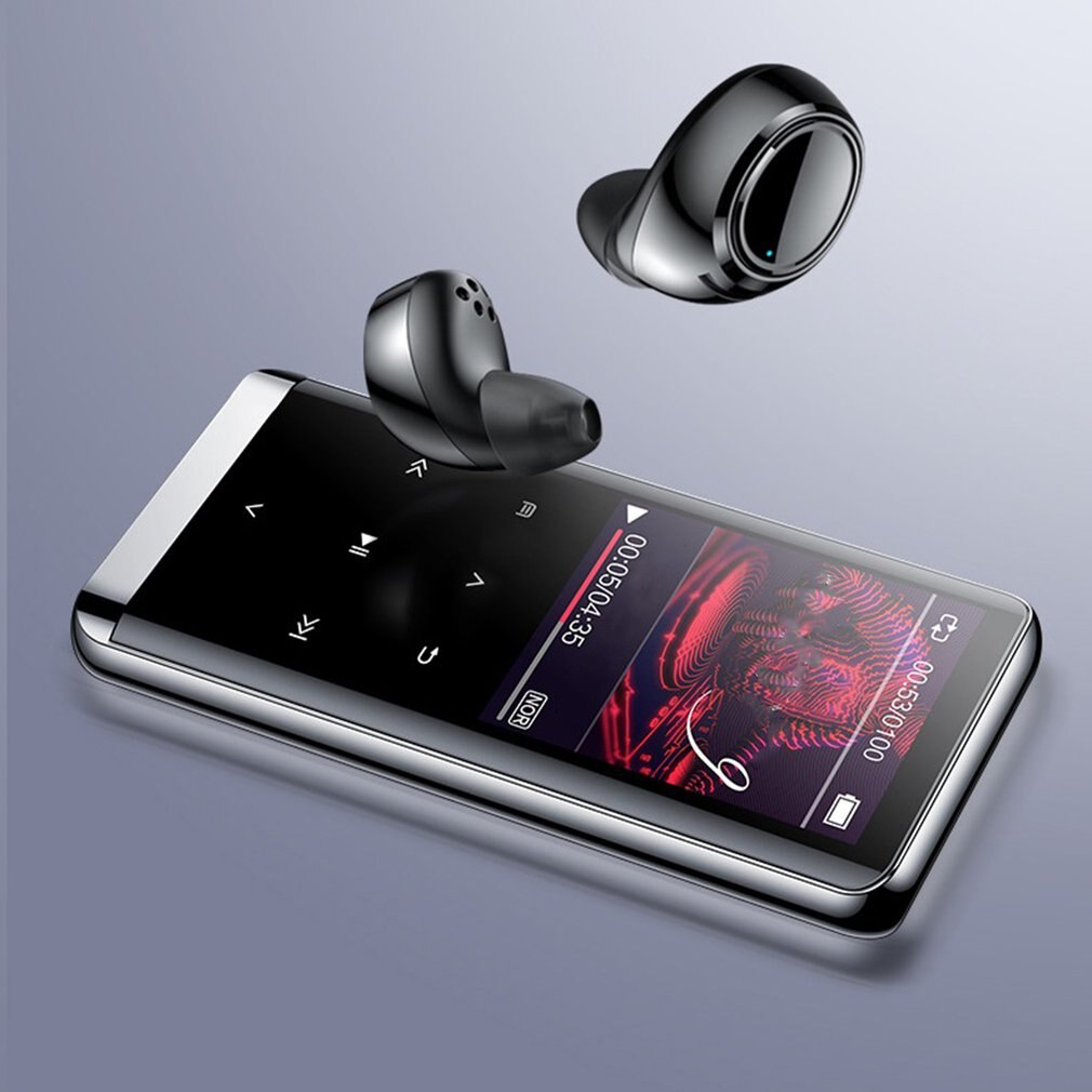 Bluetooth MP3 Speler Hifi 8Gb Slim Met 1.8 Inch Touch Keyssupport Otg Tf Card, Fm, Opname, E-Book, Klok, Stappenteller Muziekspeler