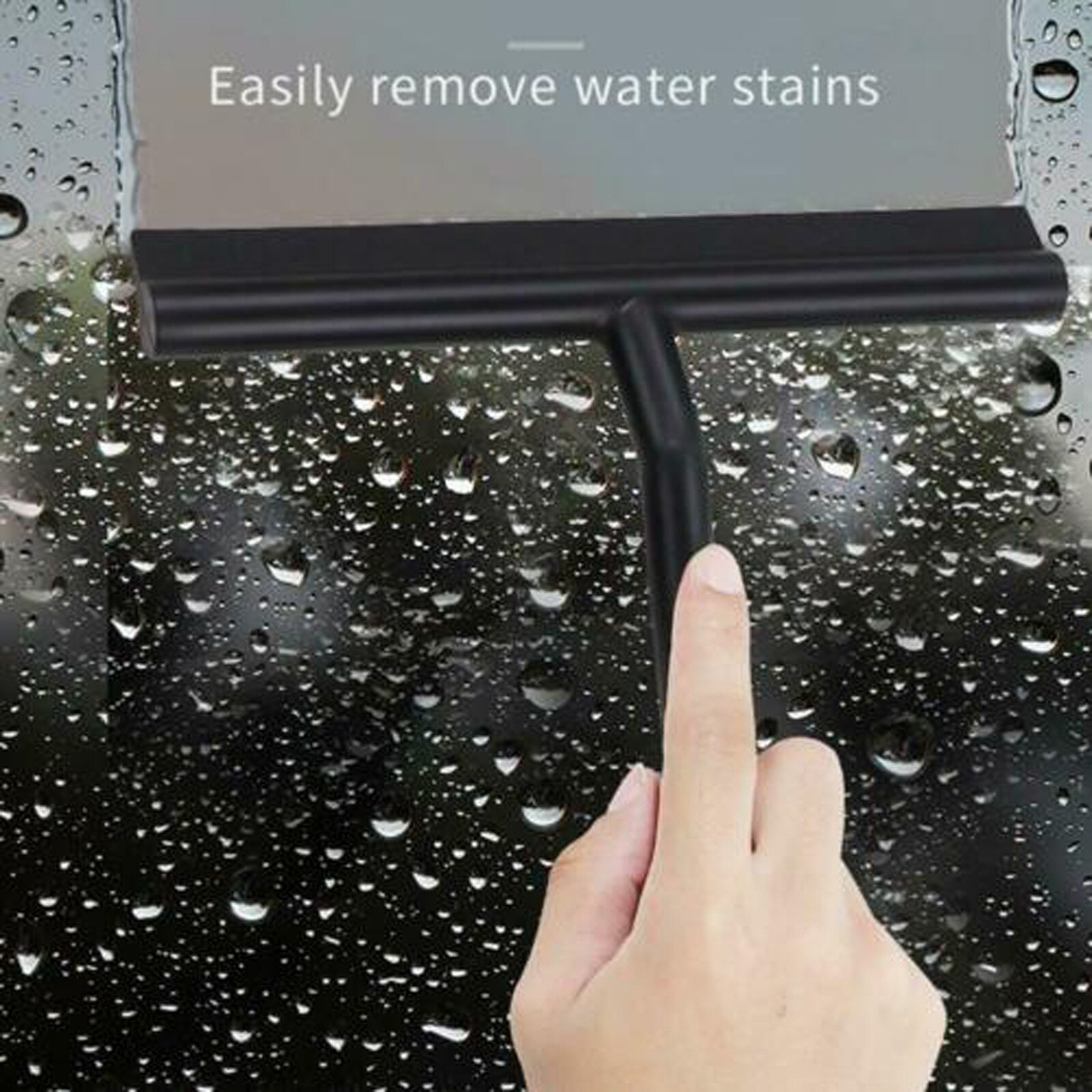 40# Silicone Window Tile Glass Wiper Cleaner Squeegee Shower Mirror Cleaning Holder Window Cleaning Tool