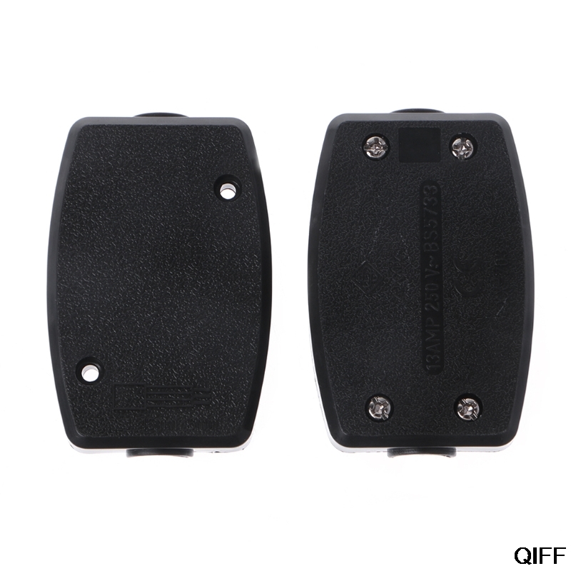 13A InLine Connector Box 3 Terminal Join Flex Cable Wire Mains Electrical Joiner Aug. 20