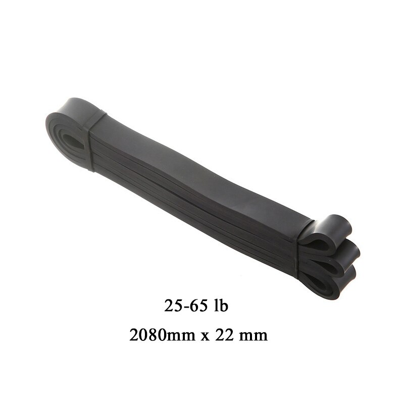 Letax Resistance Band Expander Exercise Stretch Pull-Up Fitness-Training Pilates Home-Workout 208cm Elastic Band Assist Bands: black