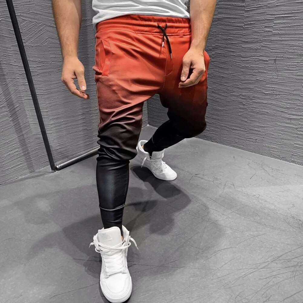 Männer Slim Fit Trainingsanzug Sport Gym Jogging Jogger Sweat Hosen Lange Hosen Kordelzug Fitness Hosen