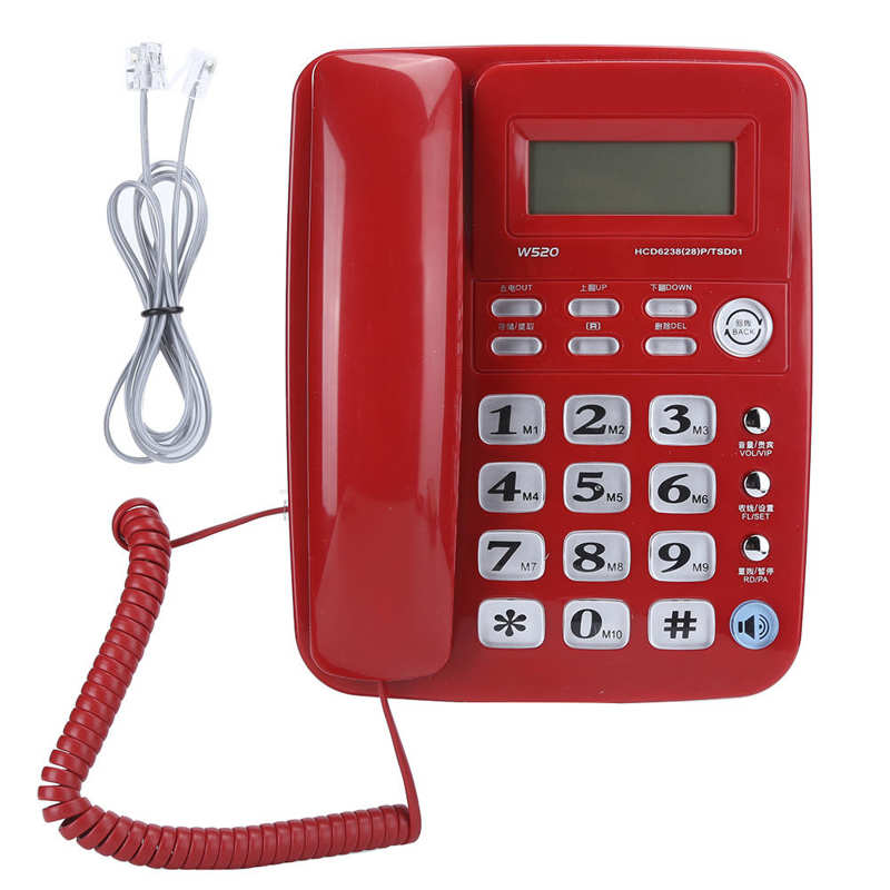 Office Domestic Business Caller Identification Telephone Fixed Hands Free Call Landline Hands Free Telephone