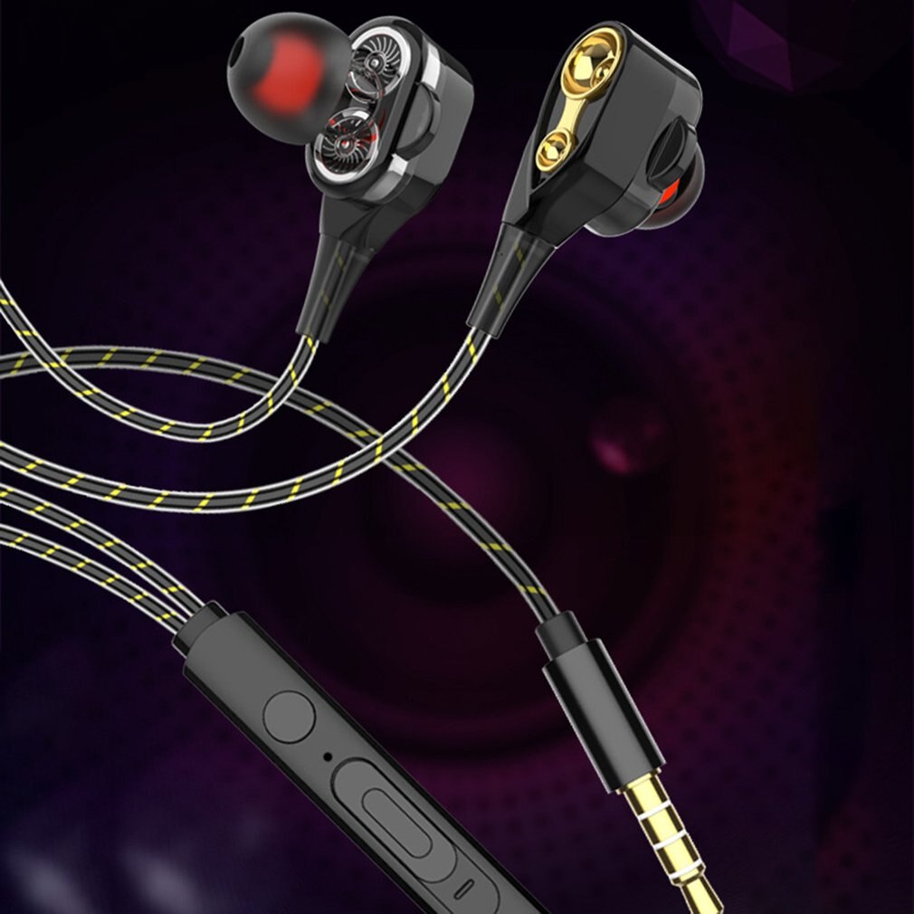 In-Ear Headphones Moving Coil Headphones Wired With Wheat Gaming Headset For Apple For Android Phones