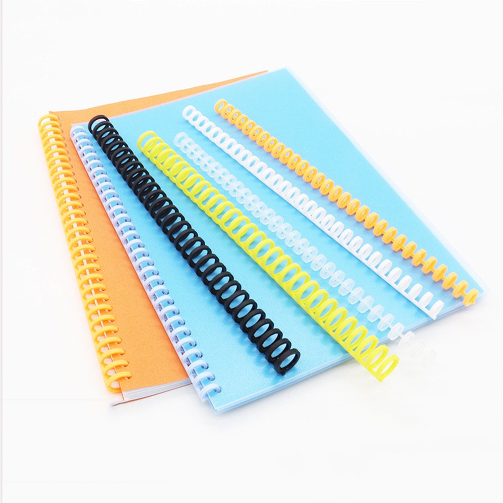 30 Holes Novelty Plastic Loose Leaf Binder Circles Hinged Rings Album Clips Craft Calendar Ring Binder Desk Notebook Circle