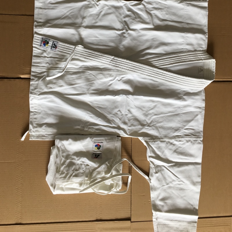 WKF approved Karate GI Karate Uniform 10 Oz . Long Sleeve 100% Cotton