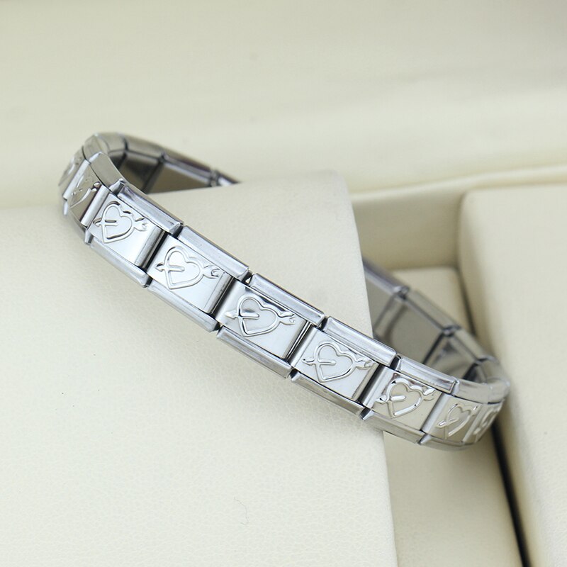 Hapiship Armband - 9mm Breed - Roestvrij Staal Bangle - Klassieke Stijl - voor Dames & Meisjes