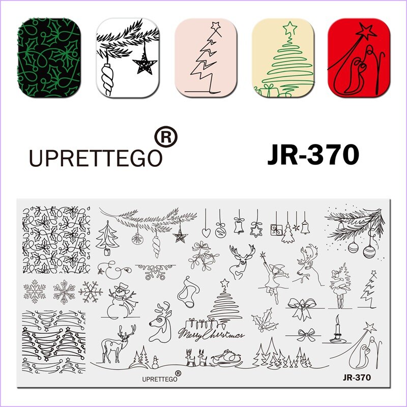 Edelstahl Stanzen Platte Vorlage Blumen- überqueren Geometrie Blume Text Weihnachten Hand Finger Geste Weihnachten JR361-370: JR370