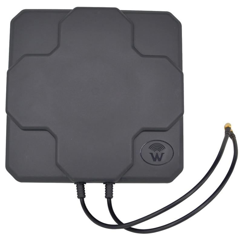 2X22DBi antenne extérieure 4G LTE MIMO double panneau de polarisation antenne externe directionnelle pour câble SMA mâle 20cm: Default Title