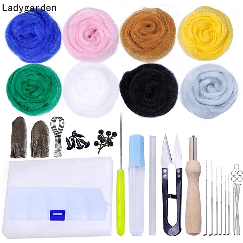 Kit De Fieltro De Aguja De 50 Piezas Herramientas Grandado
