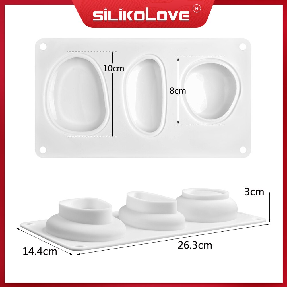 Silikolove 3D Steen Siliconen Mallen Voor Gips Mal Voor Beton Mallen Diy Handgemaakte Steen Casting Mould