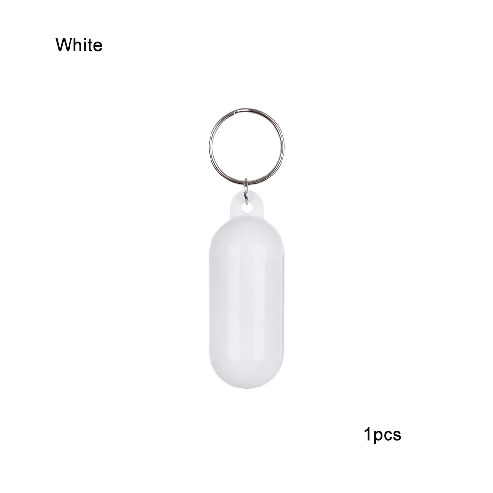 1/2PCS Plastic PS+Metal Floating Key Ring Kayak Keychain Buoyant Keyring Marine Sailing Float Keys Buckle Rowing Boats Tools: Yellow