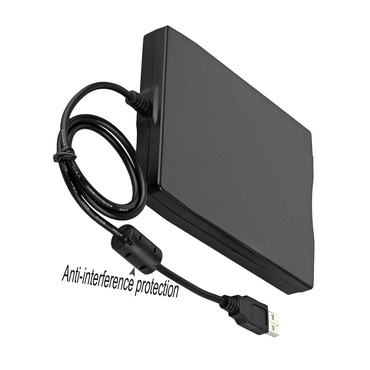 USB Floppy Drive, 3.5 inch USB External Floppy Diskette Drive 1.44 MB FDD Portable USB Drive Plug and Play for Laptops Desktop