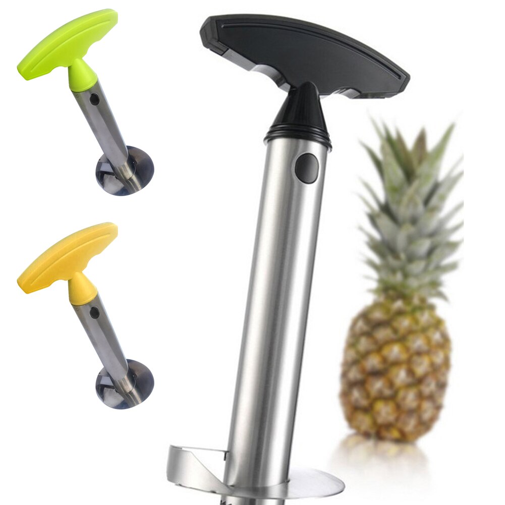 Handheld Stainless Steel Kitchen Tools Non Toxic DIY Fruits Multifunctional Modern Home Easy Grip Pineapple Peeler